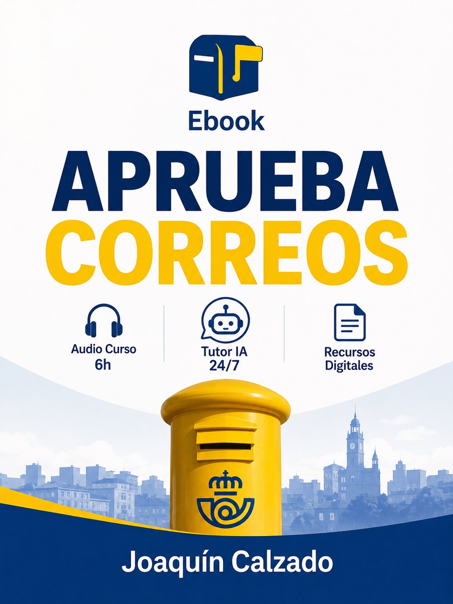 Portada del ebook Aprueba Correos, de Joaquín Calzado